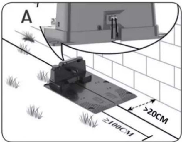 Texas RMX1600 - Installation et placement de la station de recharge - 1