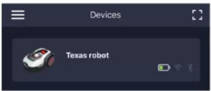 Texas RMX1600 - Contrôle du robot dans un second téléphone mobile - 1