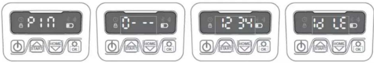 Texas RMX1600 - PIN code setting - 1