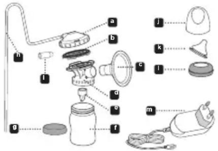 Lansinoh 190502 - Piezas y Accesorios del Extractor de Leche Materna - 2