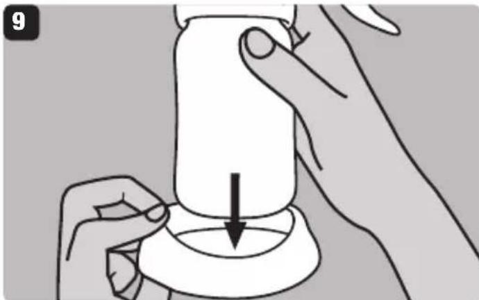 Lansinoh 190500 - Zusammensetzen der Lansinoh® Handmilchpumpe - 8