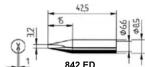 Ersa PTC70 - Pointes à souder ERSADUR\* - 2