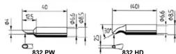 Ersa PTC70 - Pointes à souder ERSADUR\* - 4