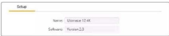 Blackmagic Design Ultimatte 12 - Págrina Setup - 2