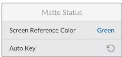 Blackmagic Design Ultimatte 12 - Matte Status - 1
