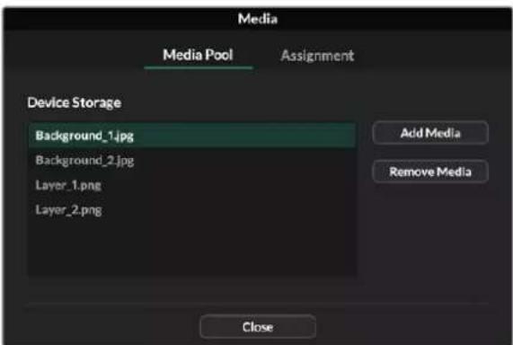 Blackmagic Design Ultimatte 12 - 使用媒体池 - 1
