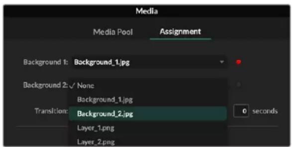 Blackmagic Design Ultimatte 12 - Usar o Pool de Mídia - 2