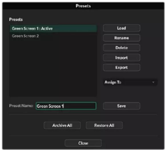 Blackmagic Design Ultimatte 12 - Erstellen eines Archivs - 2