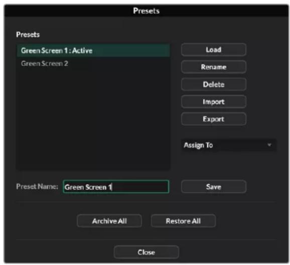 Blackmagic Design Ultimatte 12 - Crear una copia de seguridad - 2