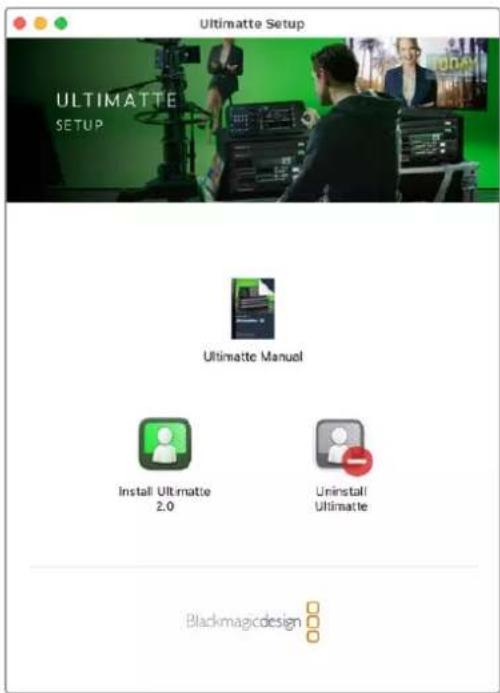 Blackmagic Design Ultimatte 12 - Installazione su Mac - 1