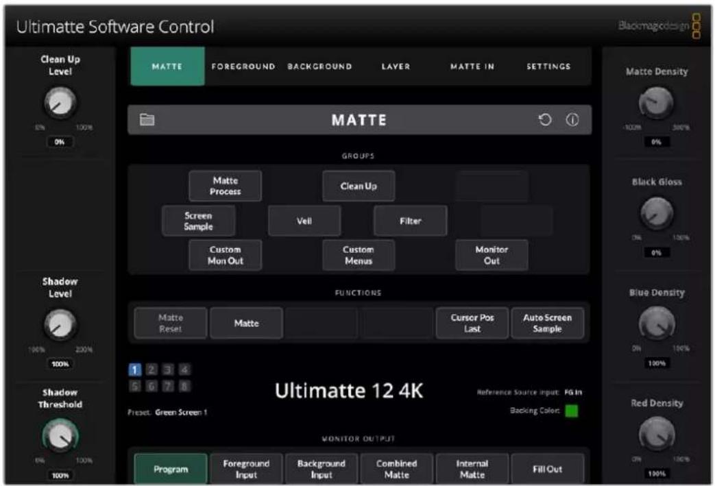 Blackmagic Design Ultimatte 12 - ト二卜番号の割当 - 2