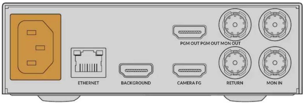 Blackmagic Design Ultimatte 12 - 電源の接続 - 1