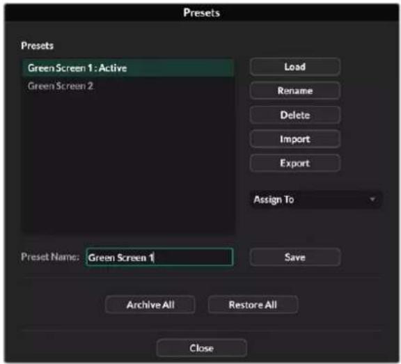 Blackmagic Design Ultimatte 12 - SETTINGS - 1