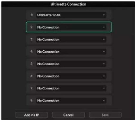 Blackmagic Design Ultimatte 12 - Assigner des nombres d'appareil - 1