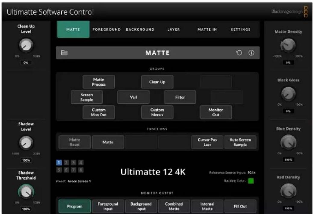 Blackmagic Design Ultimatte 12 - Ultimatte Software Control - 1