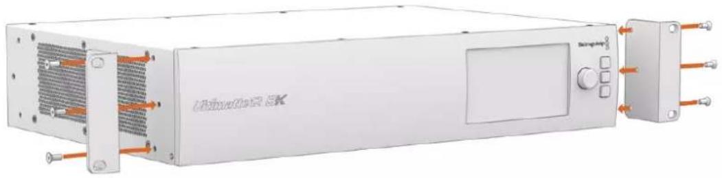 Blackmagic Design Ultimatte 12 - Installer les supports latéraux avant - 1