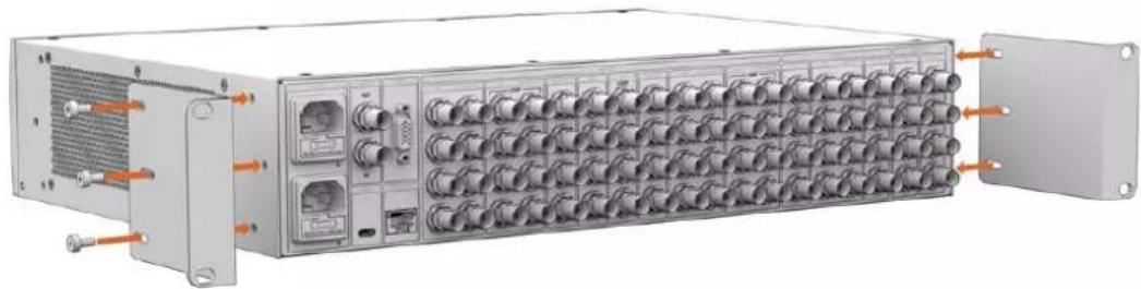 Blackmagic Design Ultimatte 12 - Instalar Orehas Traseiras para Rack - 1