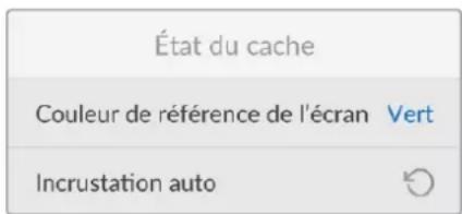 Blackmagic Design Ultimatte 12 - État du cache - 1