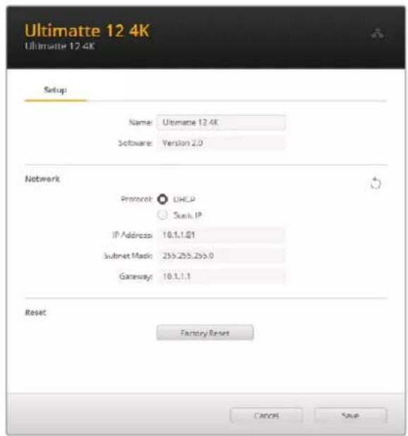 Blackmagic Design Ultimatte 12 - Setup - 1