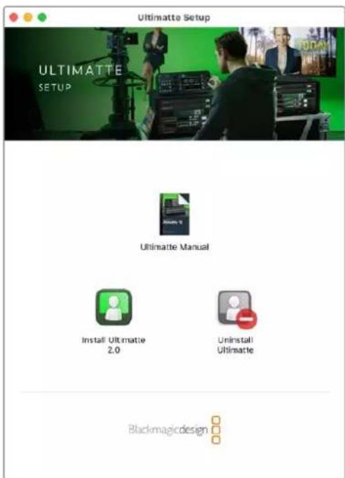 Blackmagic Design Ultimatte 12 - Macへのインストーリル - 1