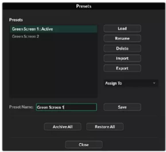 Blackmagic Design Ultimatte 12 - Cозданке apхива - 2
