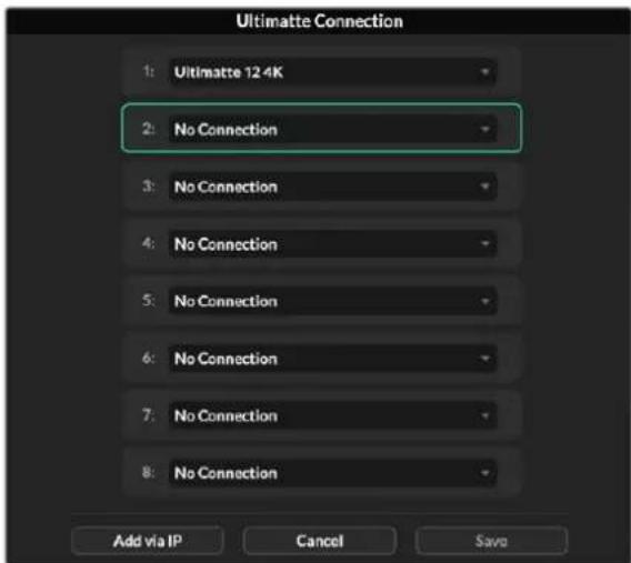 Blackmagic Design Ultimatte 12 - Assegnare un numero alle unità - 1