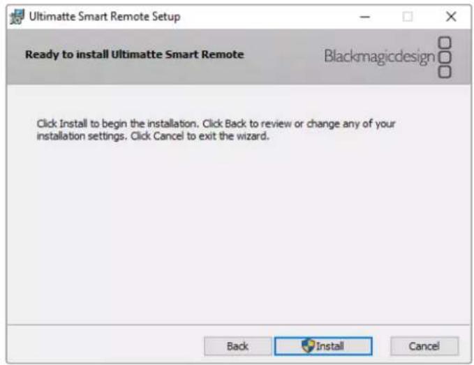 Blackmagic Design Ultimatte 12 - Installare Ultimatte Smart Remote Setup - 2