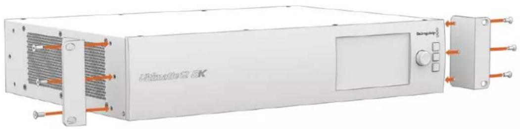 Blackmagic Design Ultimatte 12 - フロト補助金具の取り付款 - 1