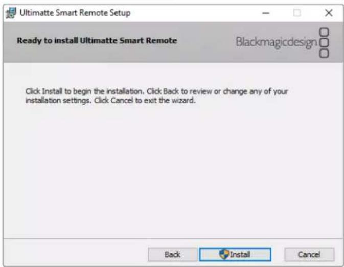Blackmagic Design Ultimatte 12 - 安装UltimatteSmartRemoteSetup - 2