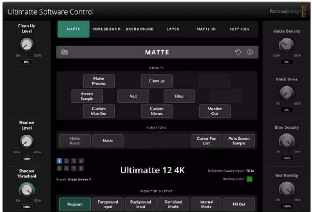 Blackmagic Design Ultimatte 12 - Ultimate Software Control - 1
