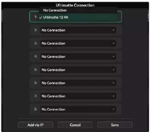 Blackmagic Design Ultimatte 12 - Atribuir um Nstreamo de Unidade - 1