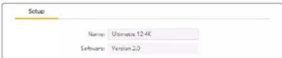 Blackmagic Design Ultimatte 12 - Setup Page - 2