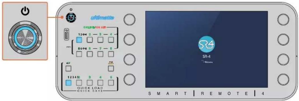 Blackmagic Design Ultimatte 12 - Smart Remote 4の電源を接入る - 1