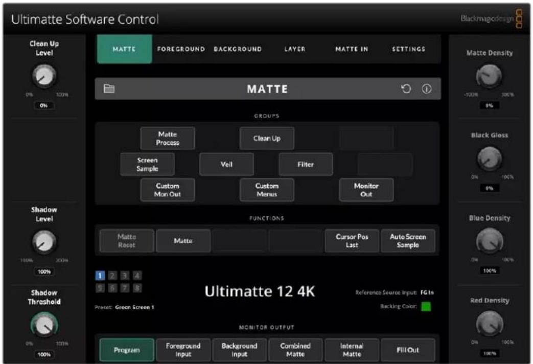 Blackmagic Design Ultimatte 12 - Ultimatte Software Control - 1