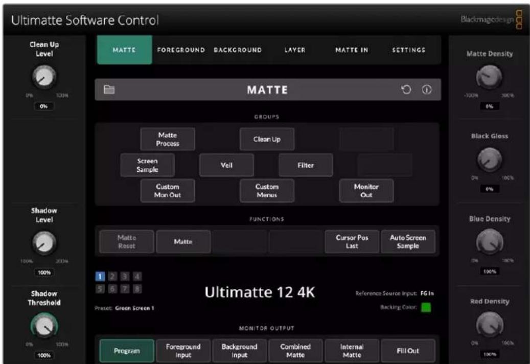 Blackmagic Design Ultimatte 12 - Ultimatte Software Control - 1