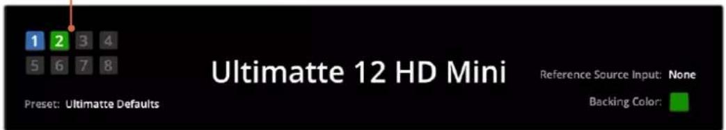 Blackmagic Design Ultimatte 12 - ト二卜番号の割当 - 5
