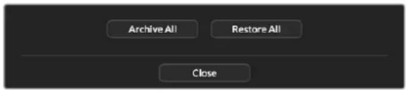 Blackmagic Design Ultimatte 12 - Restuarar una copia de seguridad - 1