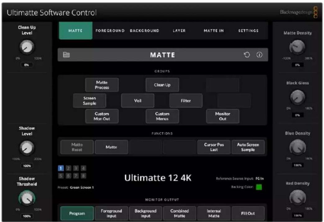 Blackmagic Design Ultimatte 12 - Ultimatte Software Control - 1