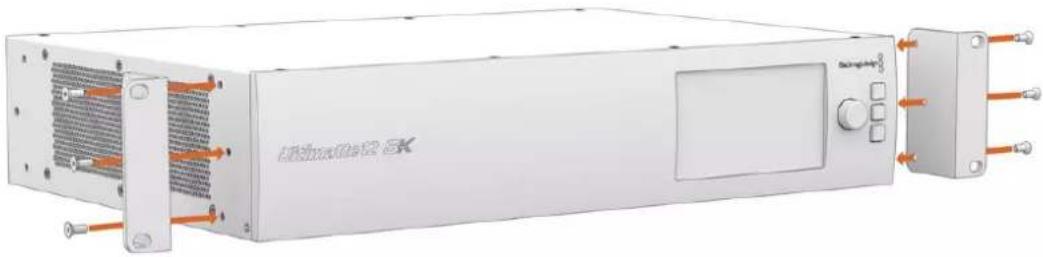 Blackmagic Design Ultimatte 12 - Installation der vorderen Rackhalterungen - 1