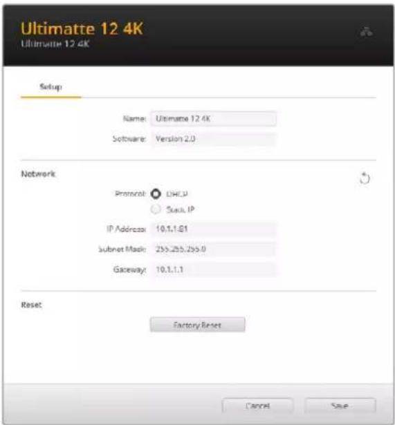 Blackmagic Design Ultimatte 12 - BknaIka Setup (Hactpoikka) - 1