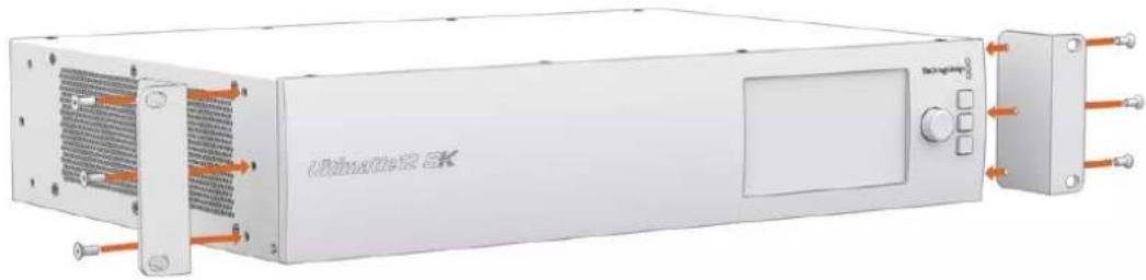 Blackmagic Design Ultimatte 12 - Instalar Orelhas Frontais para Rack - 1