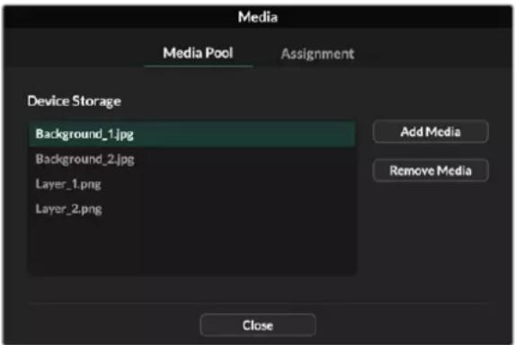 Blackmagic Design Ultimatte 12 - Utiliser la bibliothèque de medias - 1