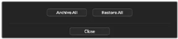 Blackmagic Design Ultimatte 12 - Restoring an Archive - 1