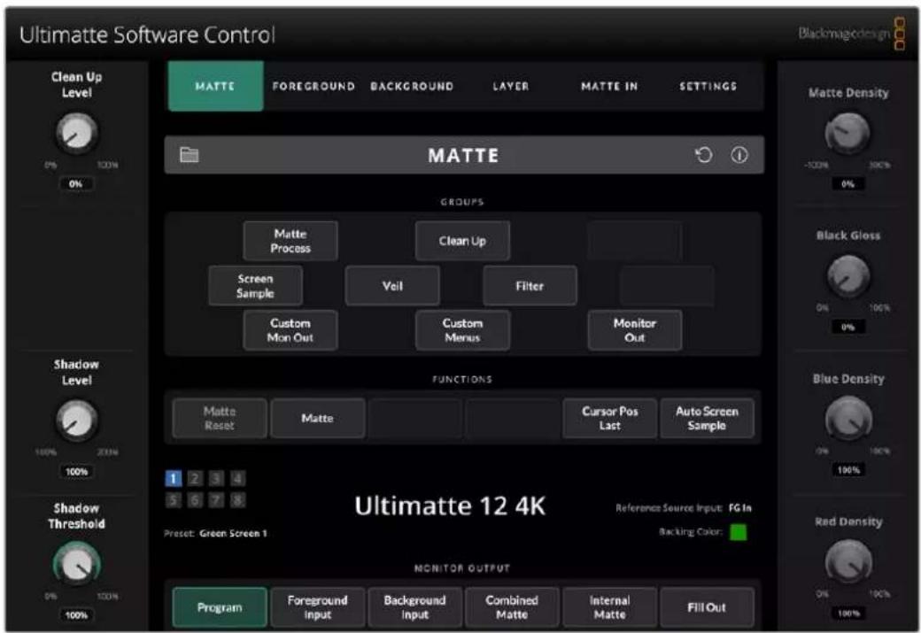 Blackmagic Design Ultimatte 12 - Ultimatte Software Control - 1