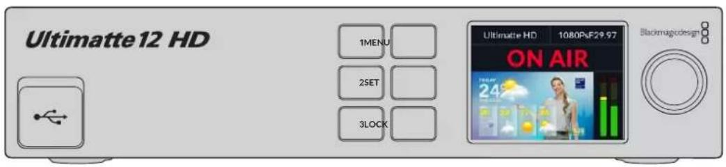 Blackmagic Design Ultimatte 12 - Uso del panel de control frontal - 1