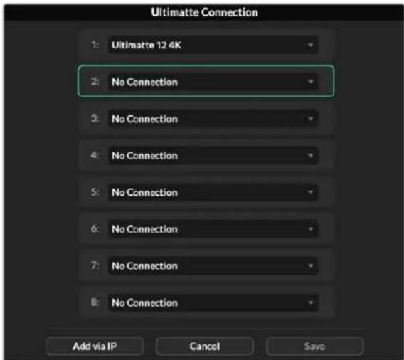 Blackmagic Design Ultimatte 12 - 指派设备号码 - 1