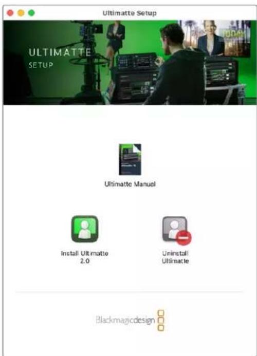Blackmagic Design Ultimatte 12 - 在Mac系统下安装 - 1