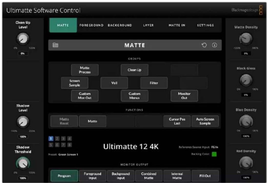 Blackmagic Design Ultimatte 12 - Прилaxes Ultimatte Software Control - 1