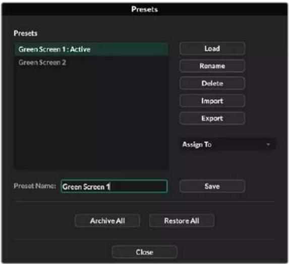 Blackmagic Design Ultimatte 12 - SETTINGS - 1