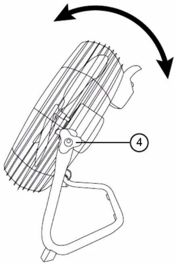 Duronic FN20 - ADJUSTING THE ANGLE - 1